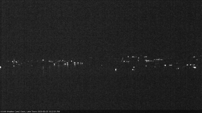 Lake Travis webcam, May 25, 2020 10:25 PM CT