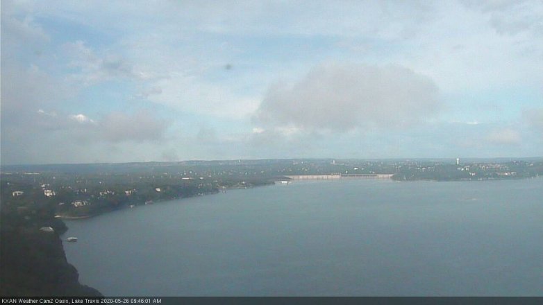 Lake Travis webcam, May 26, 2020 9:45 AM CT