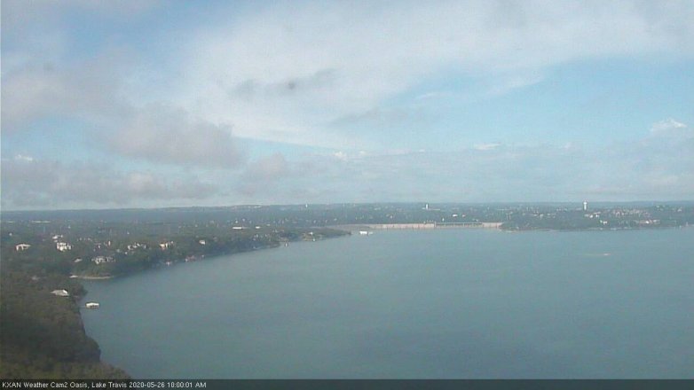Lake Travis webcam, May 26, 2020 10:00 AM CT