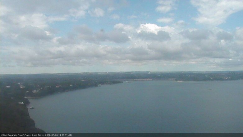 Lake Travis webcam, May 26, 2020 11:00 AM CT