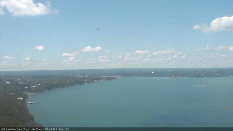 Lake Travis webcam, May 26, 2020 1:00 PM CT