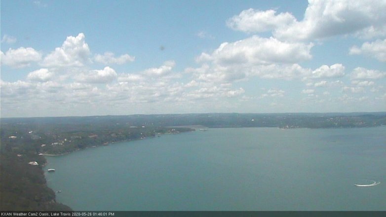 Lake Travis webcam, May 26, 2020 1:45 PM CT