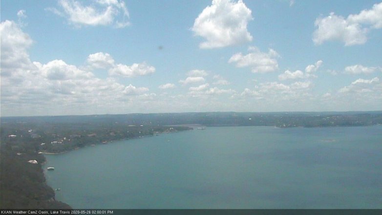 Lake Travis webcam, May 26, 2020 2:00 PM CT