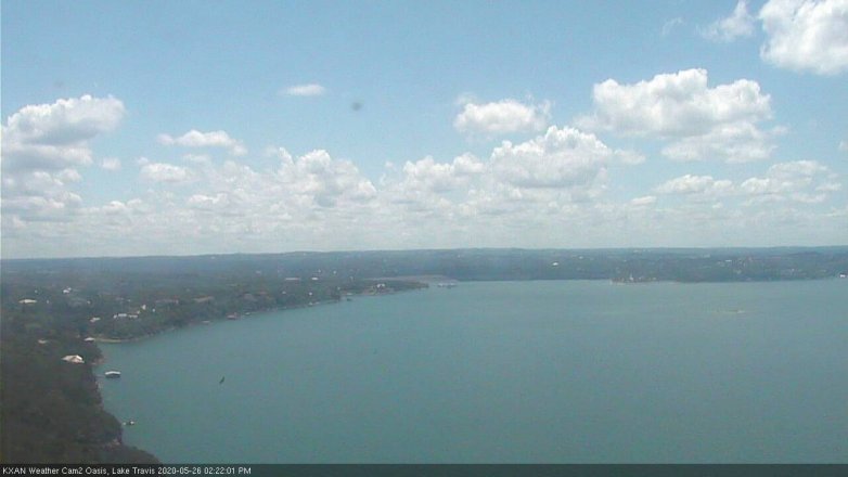 Lake Travis webcam, May 26, 2020 2:25 PM CT