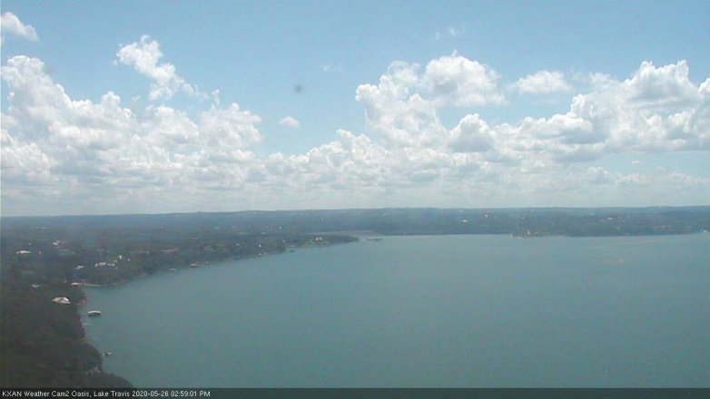 Lake Travis webcam, May 26, 2020 3:00 PM CT
