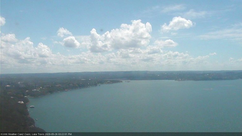 Lake Travis webcam, May 26, 2020 3:25 PM CT
