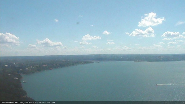 Lake Travis webcam, May 26, 2020 4:25 PM CT