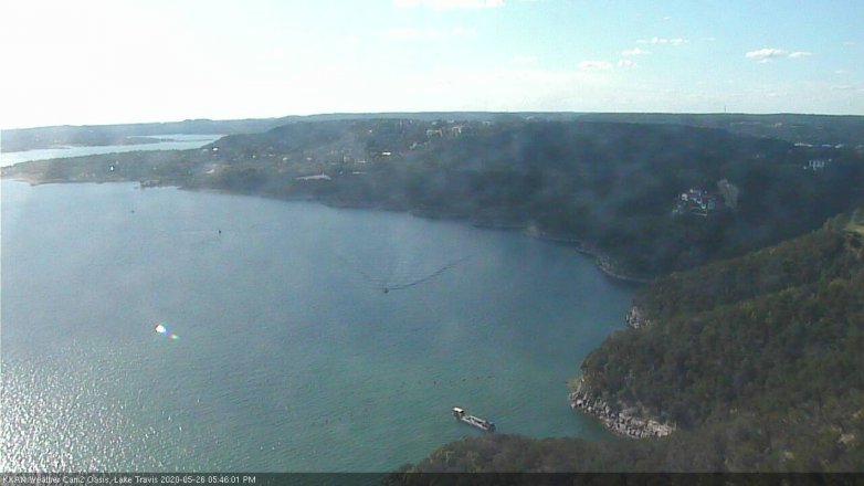 Lake Travis webcam, May 26, 2020 5:45 PM CT