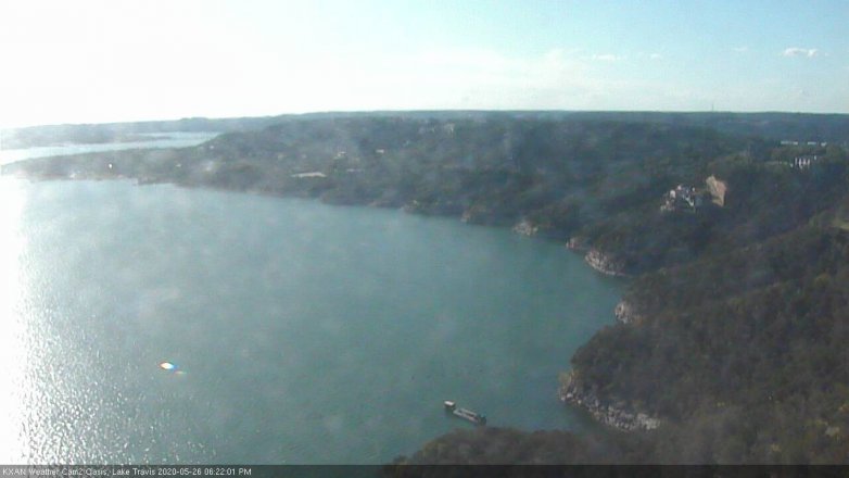 Lake Travis webcam, May 26, 2020 6:25 PM CT