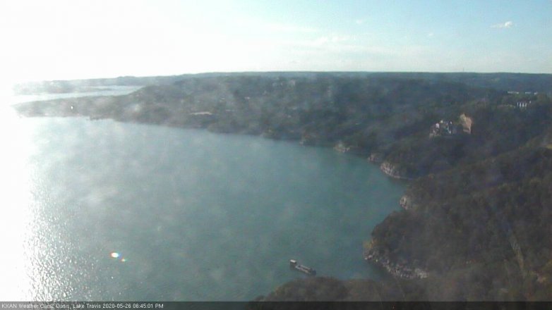 Lake Travis webcam, May 26, 2020 6:45 PM CT