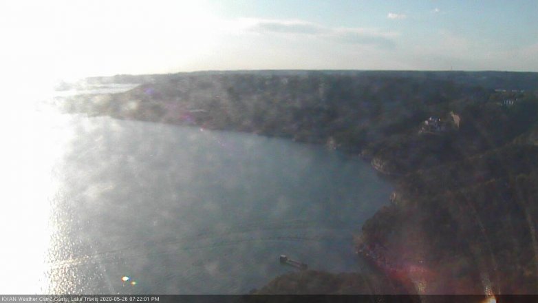 Lake Travis webcam, May 26, 2020 7:25 PM CT