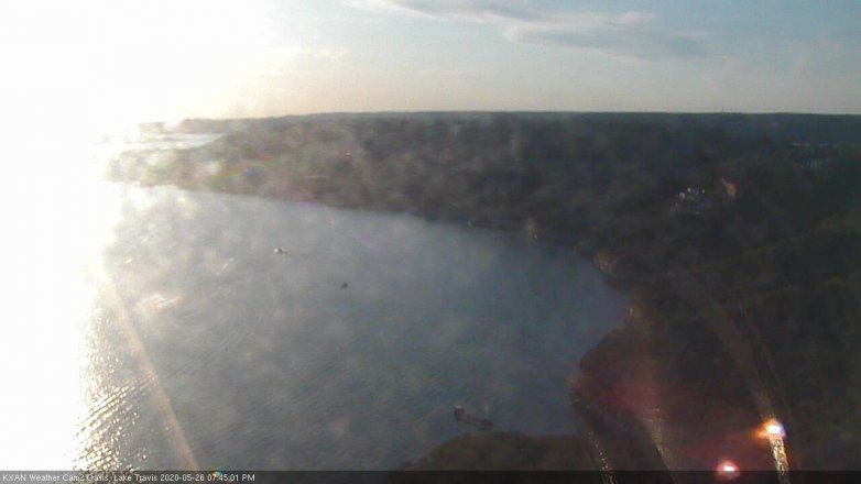 Lake Travis webcam, May 26, 2020 7:45 PM CT