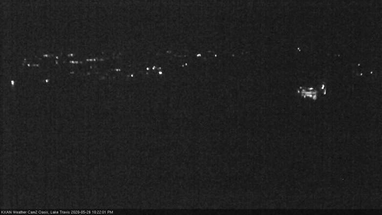 Lake Travis webcam, May 26, 2020 10:25 PM CT
