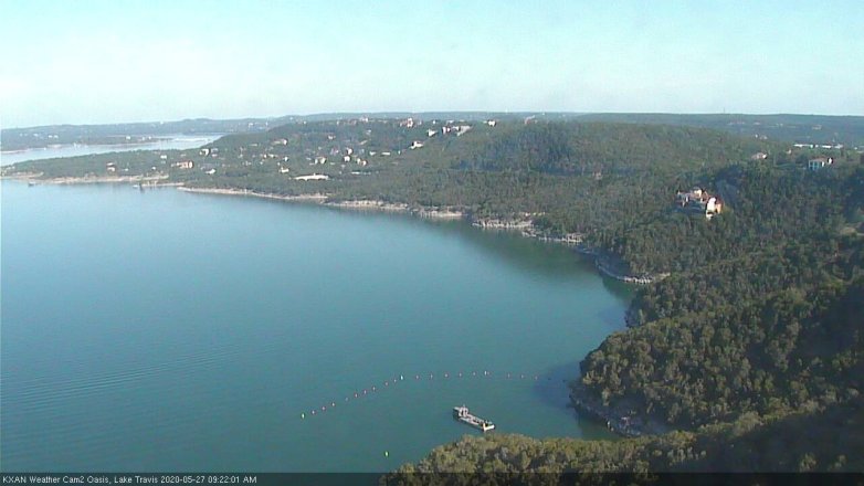 Lake Travis webcam, May 27, 2020 9:25 AM CT