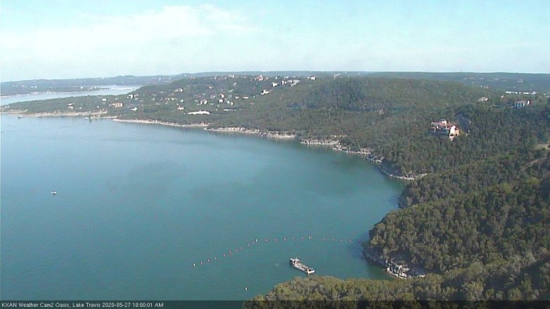 Lake Travis webcam, May 27, 2020 10:00 AM CT