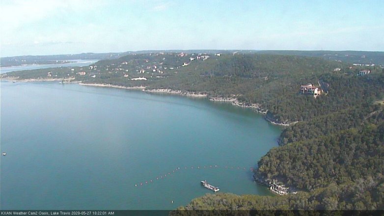 Lake Travis webcam, May 27, 2020 10:25 AM CT