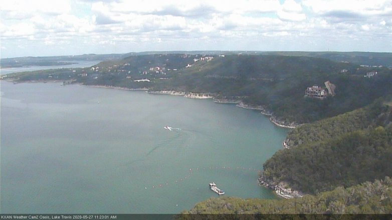 Lake Travis webcam, May 27, 2020 11:25 AM CT