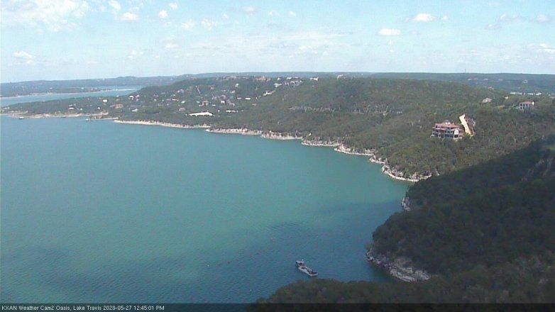 Lake Travis webcam, May 27, 2020 12:45 PM CT