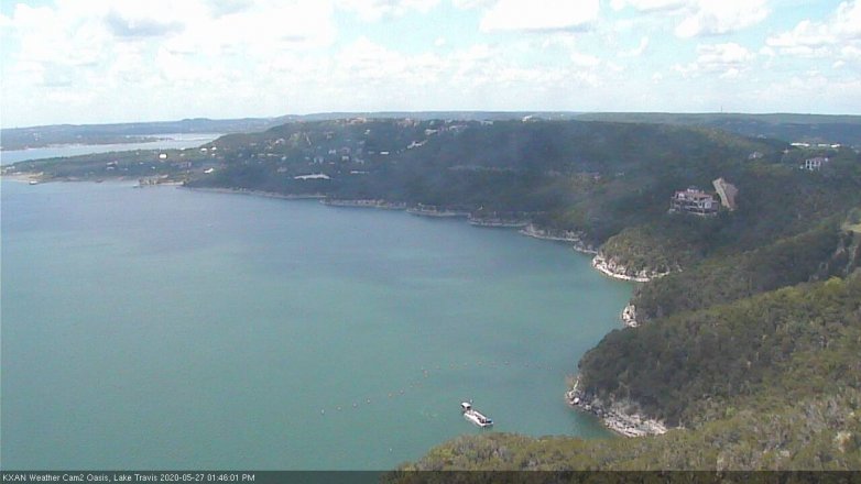 Lake Travis webcam, May 27, 2020 1:45 PM CT