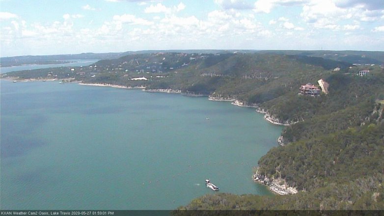 Lake Travis webcam, May 27, 2020 2:00 PM CT