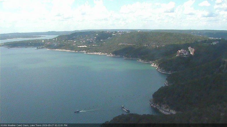 Lake Travis webcam, May 27, 2020 2:25 PM CT