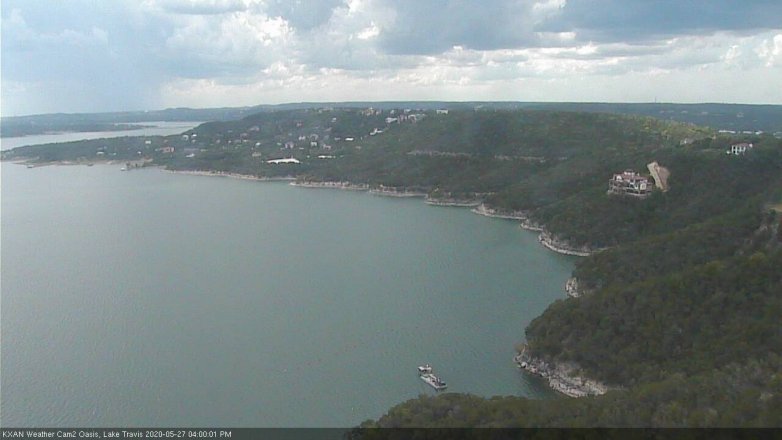 Lake Travis webcam, May 27, 2020 4:00 PM CT