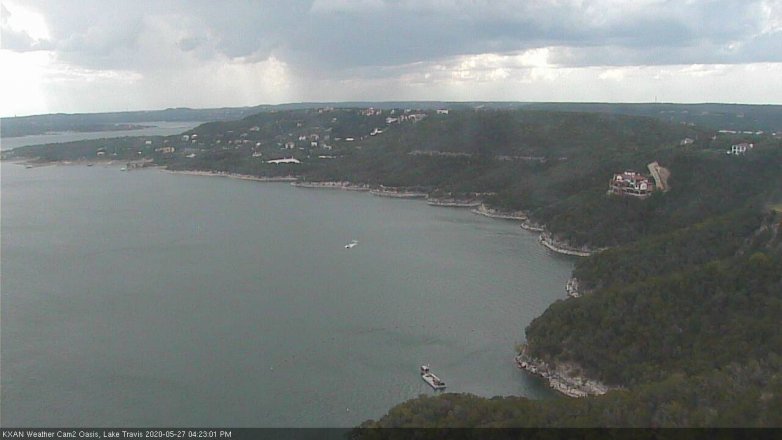 Lake Travis webcam, May 27, 2020 4:25 PM CT