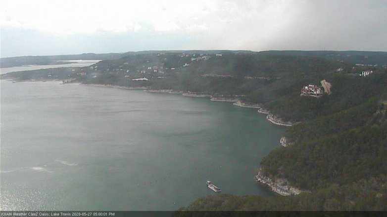 Lake Travis webcam, May 27, 2020 5:00 PM CT