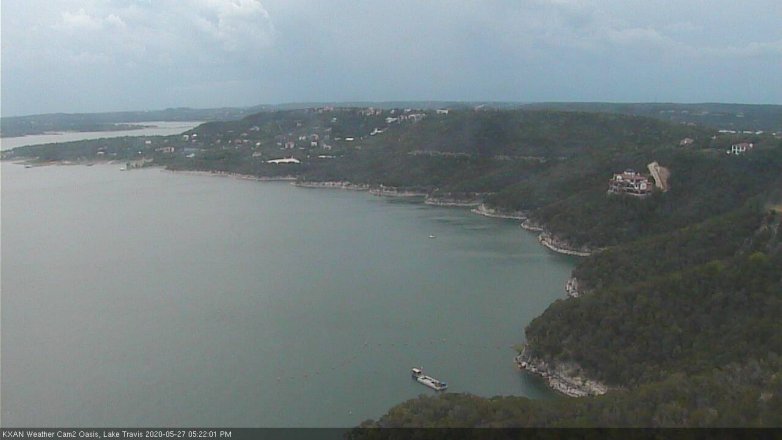 Lake Travis webcam, May 27, 2020 5:25 PM CT
