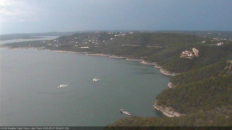 Lake Travis webcam, May 27, 2020 5:45 PM CT