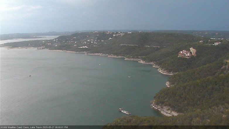Lake Travis webcam, May 27, 2020 6:00 PM CT