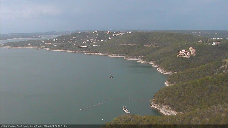 Lake Travis webcam, May 27, 2020 6:25 PM CT
