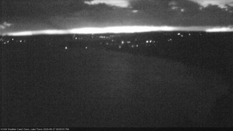 Lake Travis webcam, May 27, 2020 9:00 PM CT
