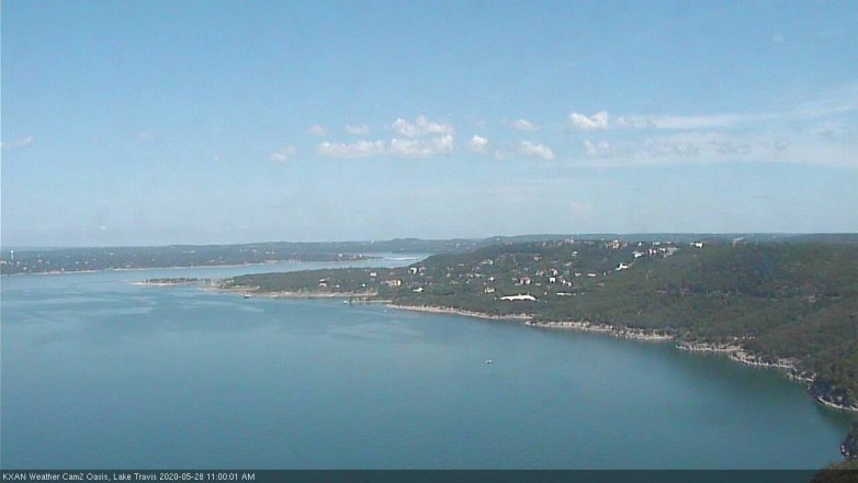 Lake Travis webcam, May 28, 2020 11:00 AM CT