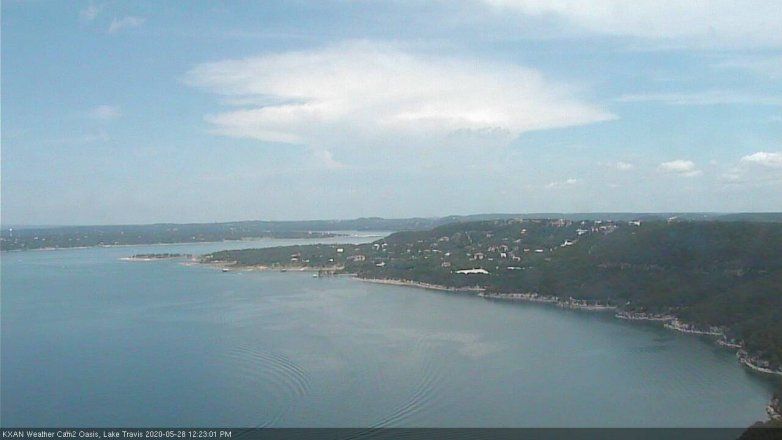 Lake Travis webcam, May 28, 2020 12:25 PM CT