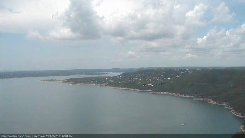 Lake Travis webcam, May 28, 2020 1:00 PM CT