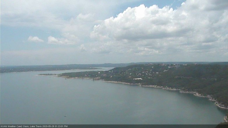 Lake Travis webcam, May 28, 2020 1:25 PM CT