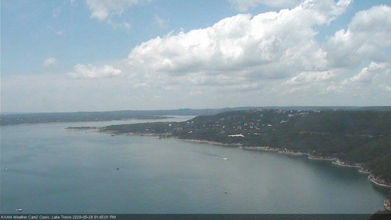 Lake Travis webcam, May 28, 2020 1:45 PM CT