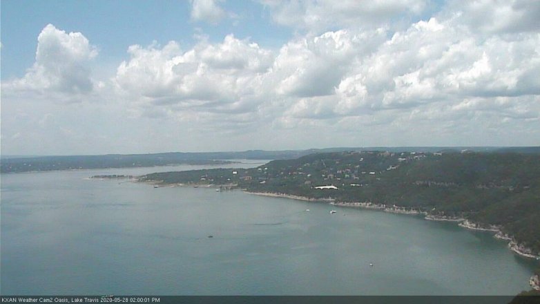 Lake Travis webcam, May 28, 2020 2:00 PM CT