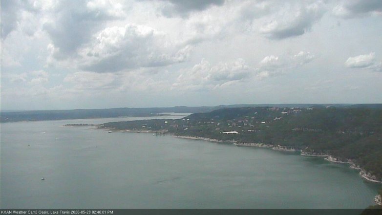 Lake Travis webcam, May 28, 2020 2:45 PM CT