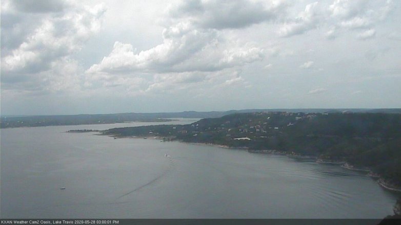 Lake Travis webcam, May 28, 2020 3:00 PM CT