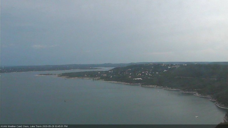 Lake Travis webcam, May 28, 2020 3:45 PM CT