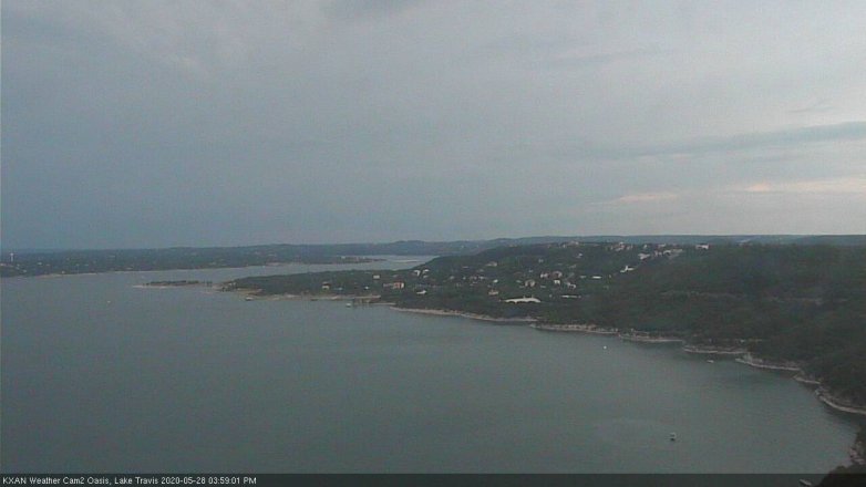 Lake Travis webcam, May 28, 2020 4:00 PM CT