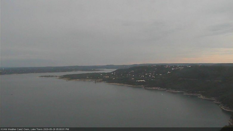 Lake Travis webcam, May 28, 2020 5:00 PM CT