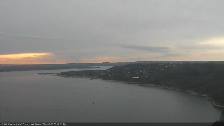 Lake Travis webcam, May 28, 2020 5:45 PM CT