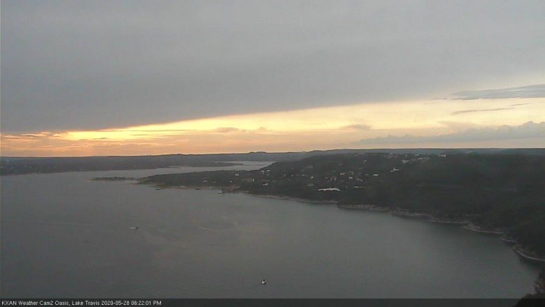 Lake Travis webcam, May 28, 2020 6:25 PM CT