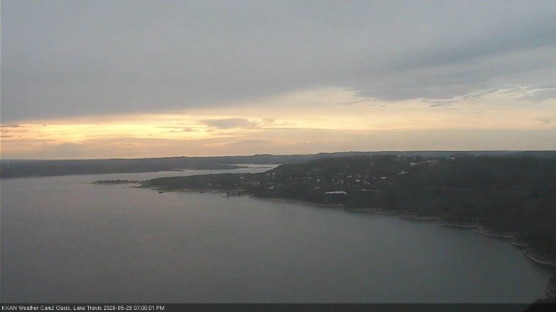 Lake Travis webcam, May 28, 2020 7:00 PM CT