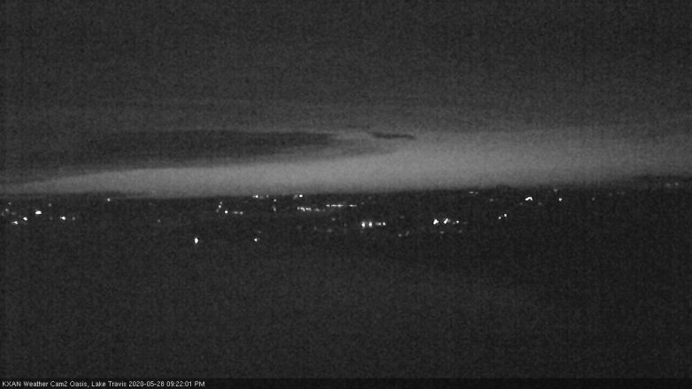 Lake Travis webcam, May 28, 2020 9:25 PM CT