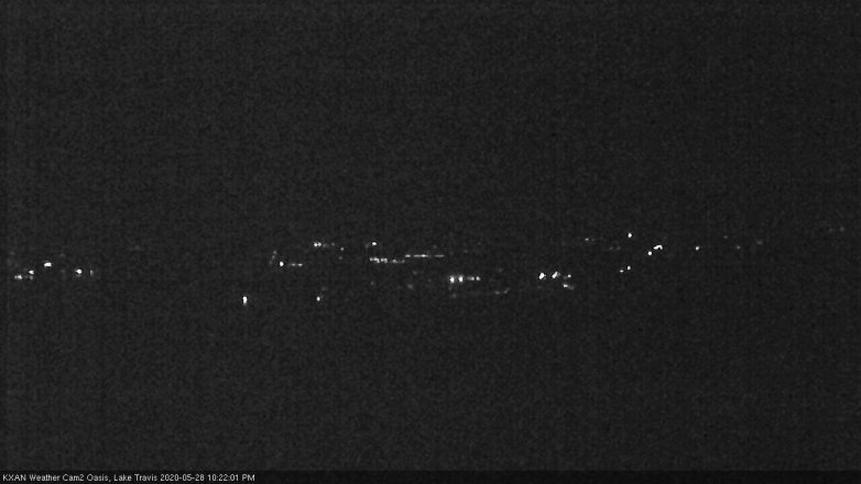 Lake Travis webcam, May 28, 2020 10:25 PM CT