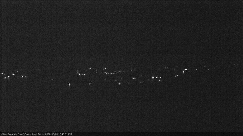 Lake Travis webcam, May 28, 2020 10:45 PM CT